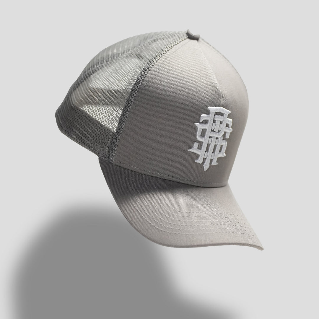 Mesh Back Hat-Gray & Black