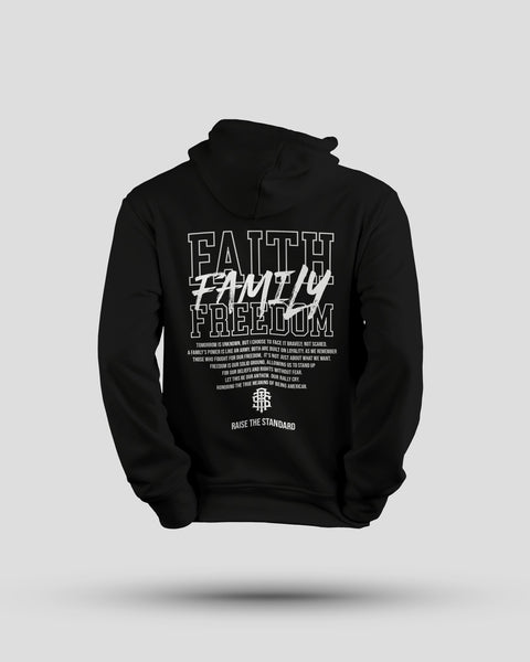 Faith Family Freedom Hoodie - Raise The Standard Apparel