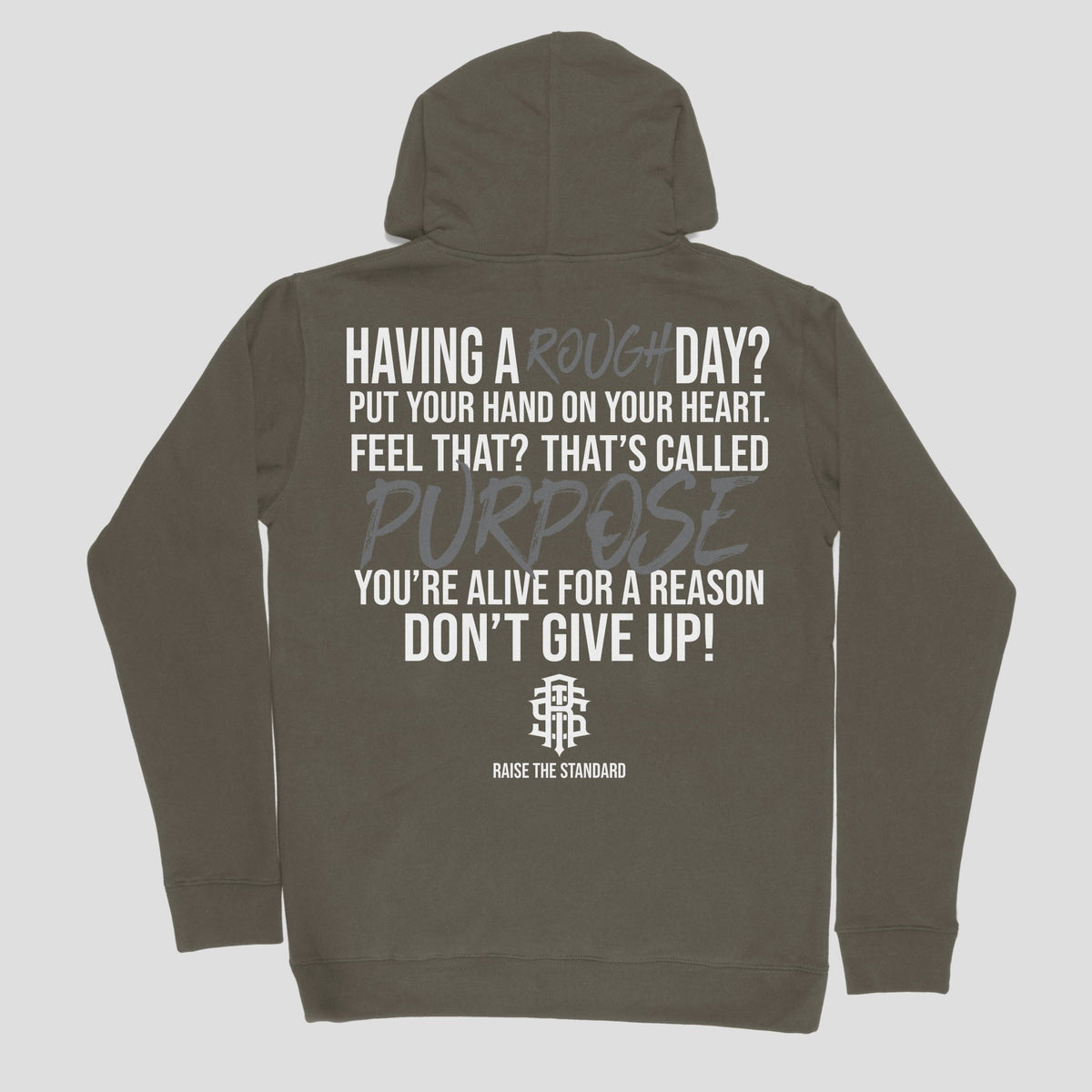 Having A Rough Day? Hoodie - Raise The Standard Apparel