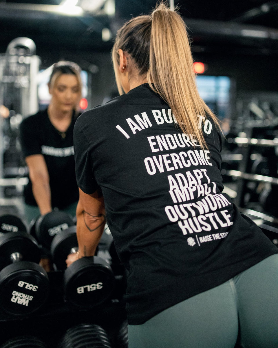  I Am Built To Endure T-Shirt - Raise The Standard Apparel