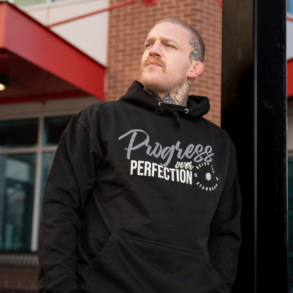 Progress Over Perfection Hoodie - Raise The Standard Apparel