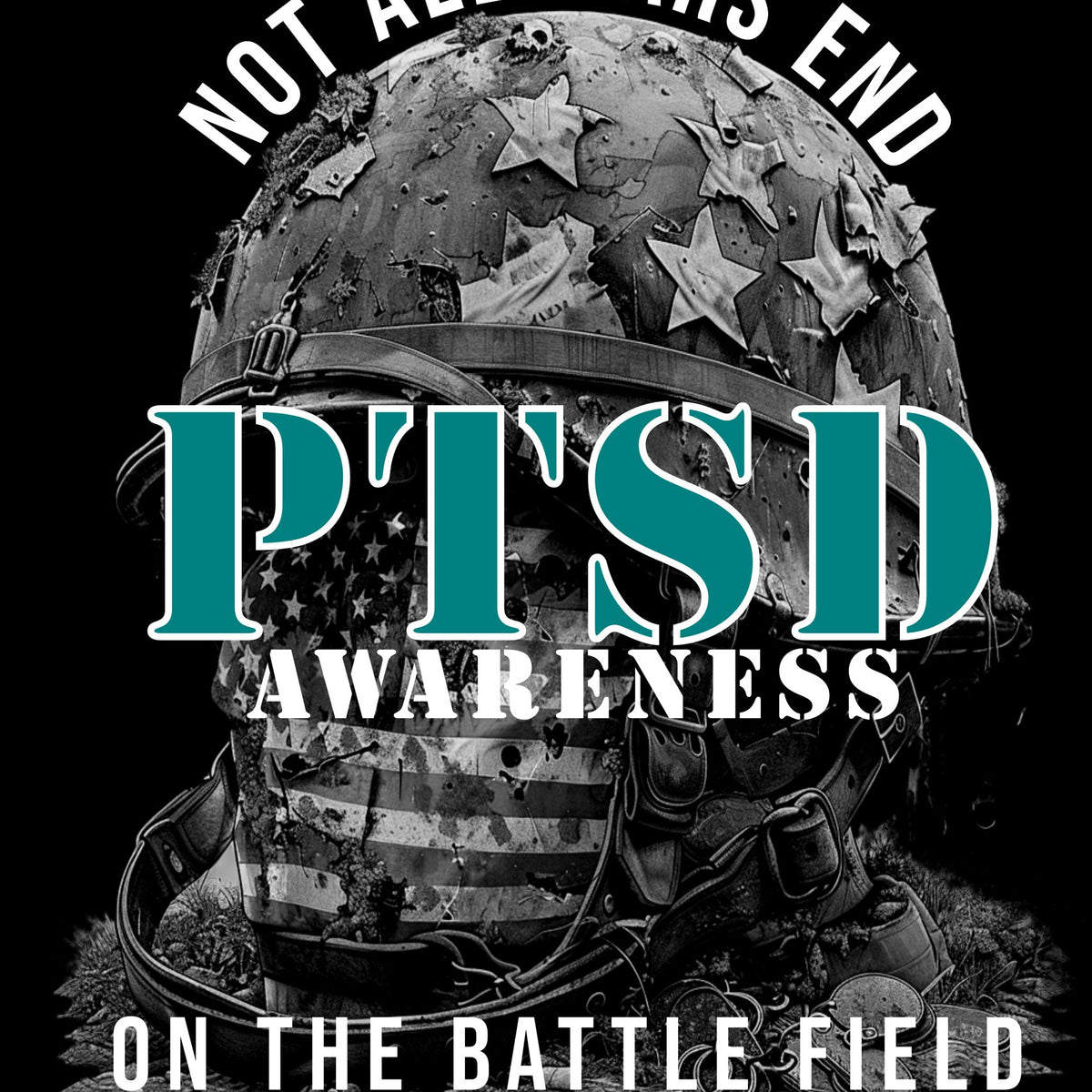 PTSD Awarness T-Shirt - Raise The Standard Apparel