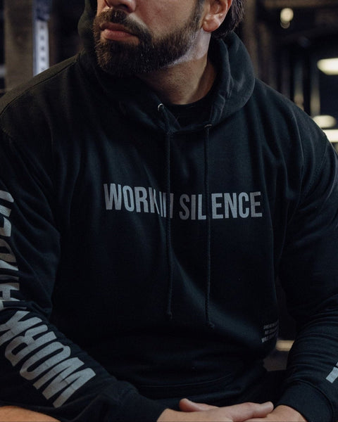 WORK IN SILENCE HOODIE - Raise The Standard Apparel