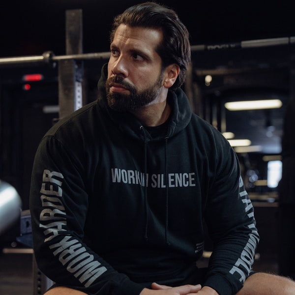 WORK IN SILENCE HOODIE - Raise The Standard Apparel