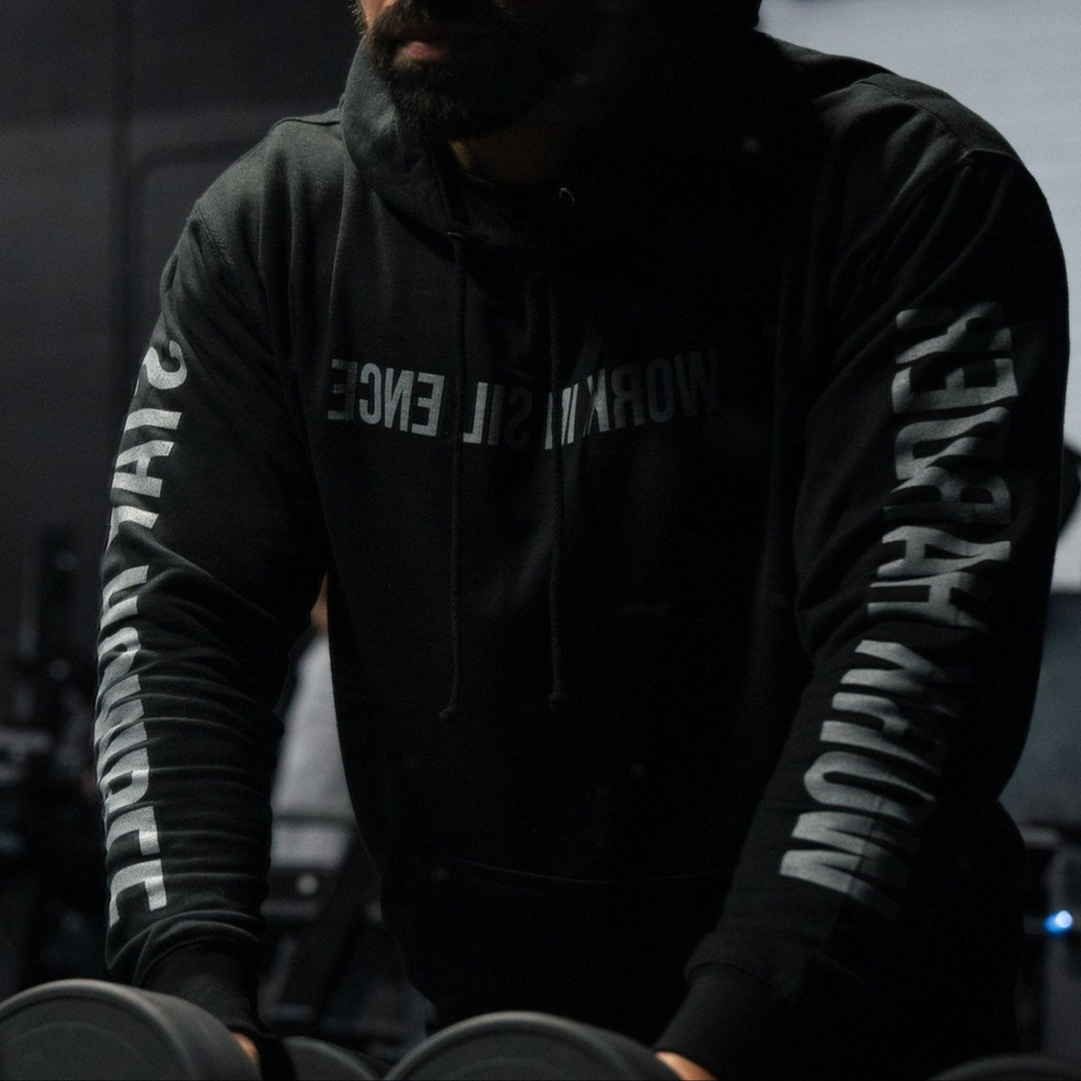 WORK IN SILENCE HOODIE - Raise The Standard Apparel