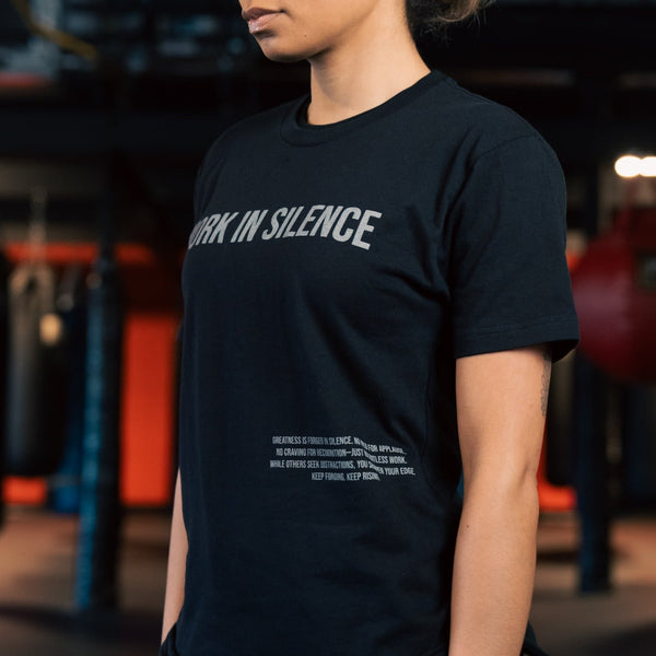 Work In Silence T-Shirt - Raise The Standard Apparel