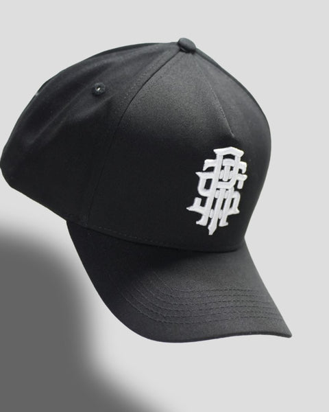 002. Varsity Cap Enclosed Black - Raise The Standard Apparel