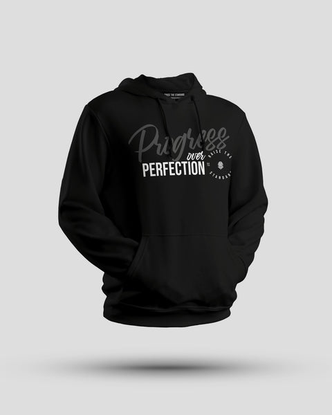 Progress Over Perfection Hoodie - Raise The Standard Apparel